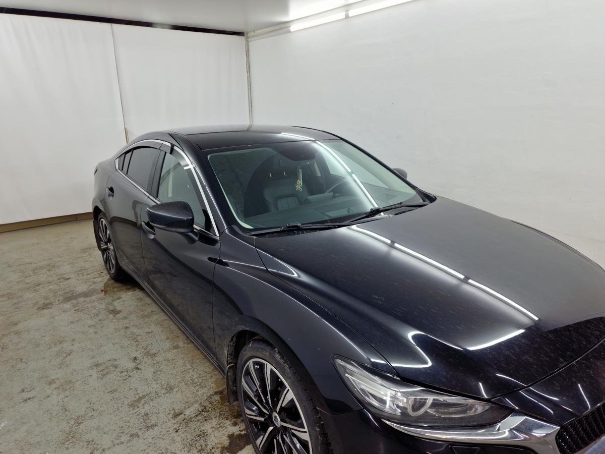 Дефлекторы окон 2D с хром накладками 6 шт. для Mazda 6 III (GJ) Рестайлинг 2