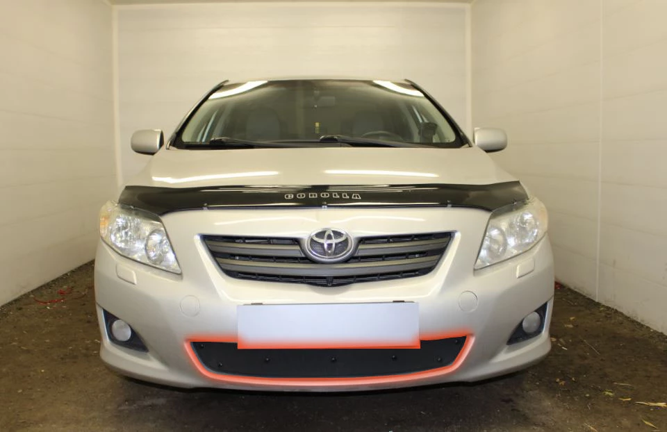 Зимняя заглушка радиатора к съемной сетке для Toyota Corolla X (E140, E150)