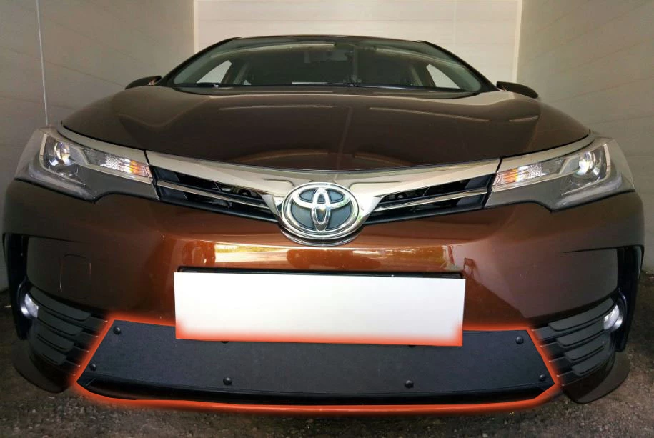 Зимняя заглушка радиатора к съемной сетке для Toyota Corolla XI (E160, E170,Е180) Рестайлинг