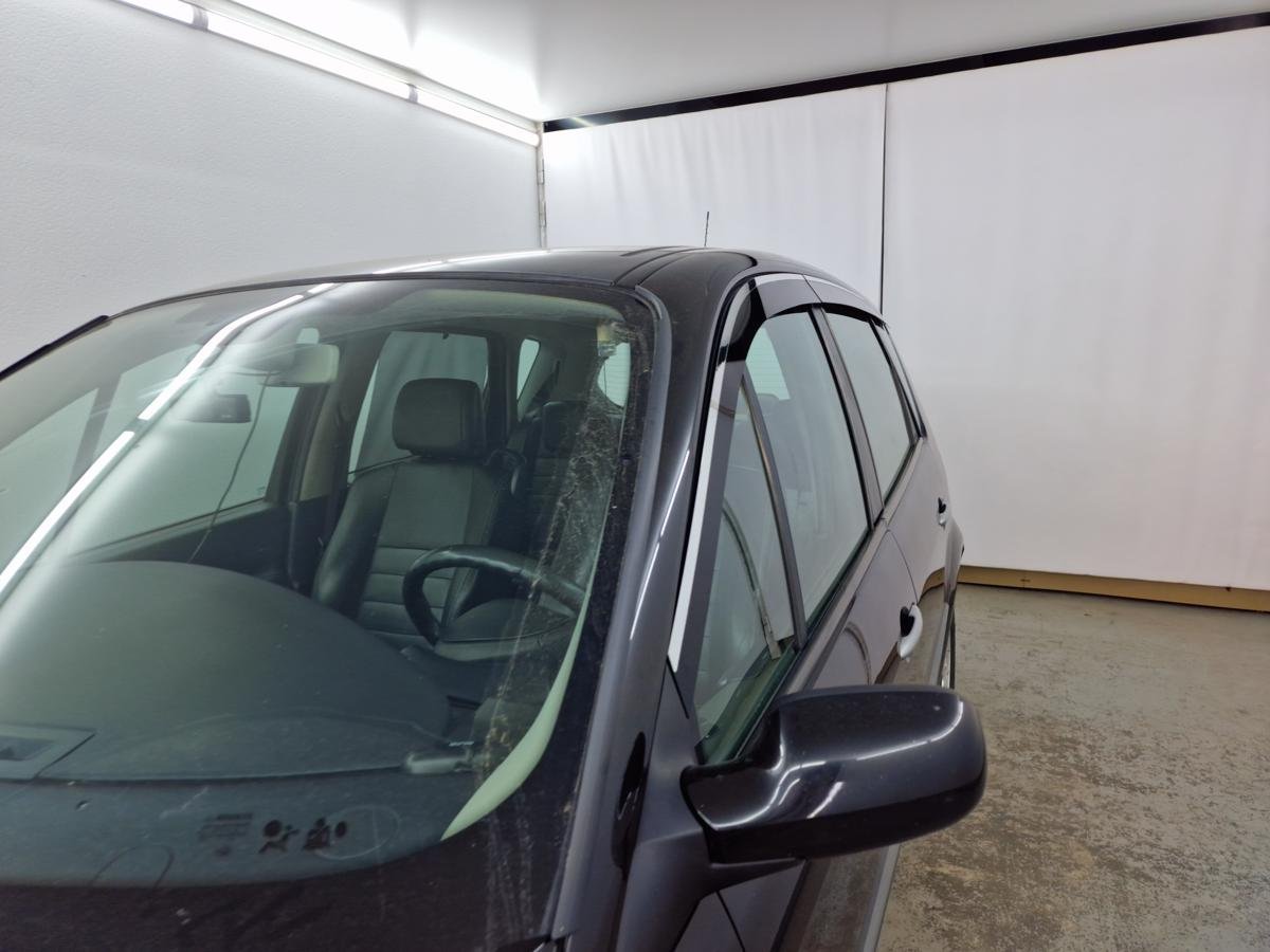 Дефлекторы окон 2D с хром накладками 6 шт. для Renault Scenic II Рестайлинг