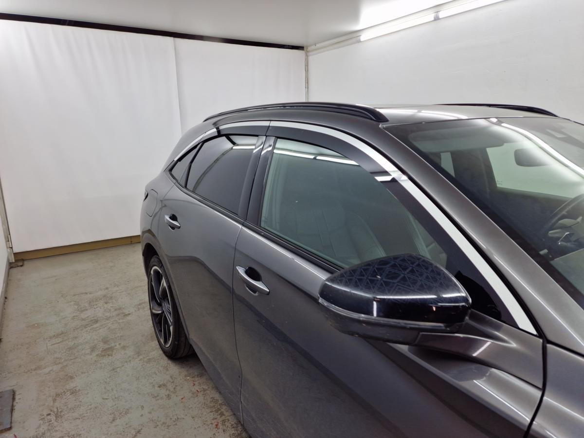Дефлекторы окон 2D с хром накладками 6 шт. для Citroen DS7 I Рестайлинг