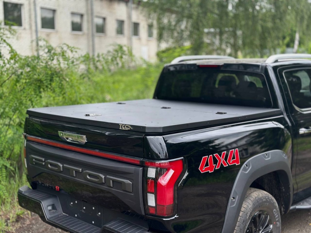 Крышка кузова алюминиевая черная Premium для Foton Tunland V7 I