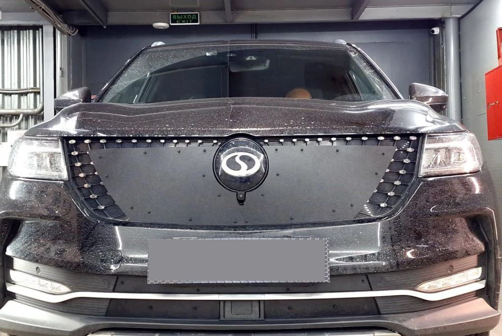 Зимняя заглушка радиатора на стяжке верх для Dongfeng Fengon ix7 I