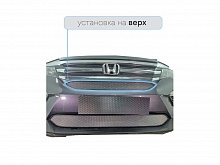 Защитная сетка радиатора верх для Honda Pilot III