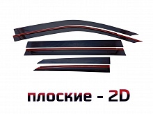 Дефлекторы окон 2D 6 шт. для Lexus LX III Рестайлинг 2