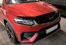 Дефлектор капота темный для Geely Tugella I Рест