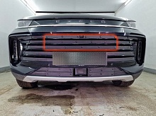 Зимняя заглушка радиатора к съемной сетке верх (4 части) для EXEED TXL I Рестайлинг 1