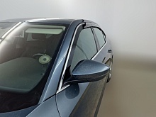 Дефлекторы окон 2D с хром накладками 4 шт. для Skoda Superb III Рестайлинг