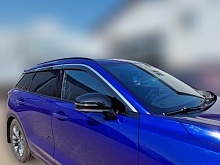 Дефлекторы окон с хром накладками 2D 6 шт для FAW Bestune T55
