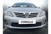 Защитная сетка радиатора для Toyota Corolla X (E140, E150) Рестайлинг