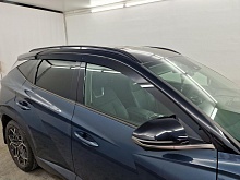 Дефлекторы окон 2D 6 шт. (под наклоном) (короткая база) для Hyundai Tucson IV