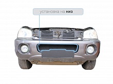 Защитная сетка радиатора низ для Hyundai Santa Fe I