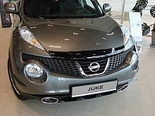 Дефлектор капота темный для Nissan Juke I