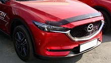 Дефлектор капота темный для Mazda CX-5 II Рестайлинг