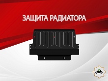 Защита радиатора для Hyundai Terracan I