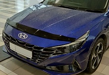 Дефлектор капота темный для Hyundai i30 III Рестайлинг 2