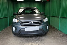 Защитная сетка радиатора низ для Hyundai Creta I Рестайлинг